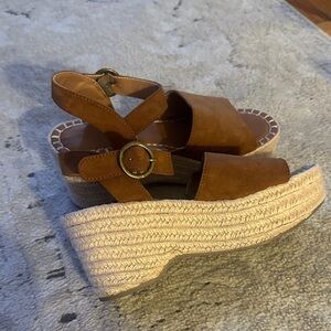Target Tan Espadrille Platform Sandals